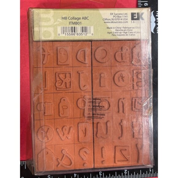 Image Tree Alphabet Rubber Stamp Set of 30 Lowercase MB Collage ABC ITMB01 - Picture 4 of 4
